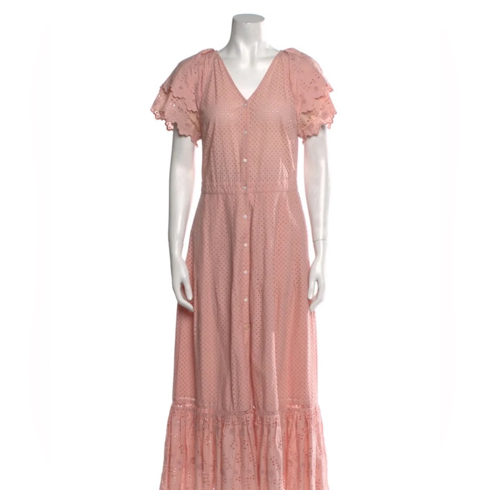 LoveShackFancy Jodie eyelet maxi dress - Picture 3 of 6